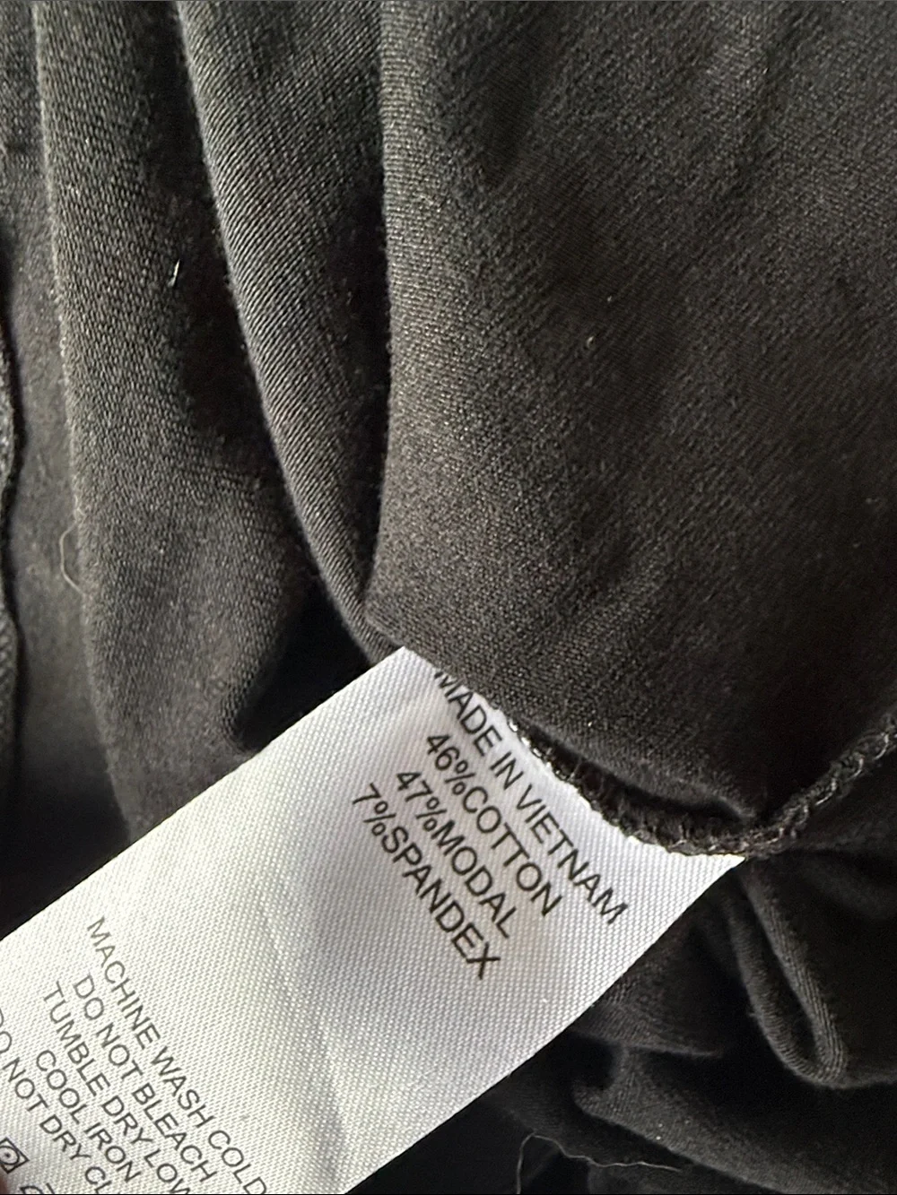 Quince Dream Lounge Oversized Short Sleeve Pajama TOP Sz M Black NEW